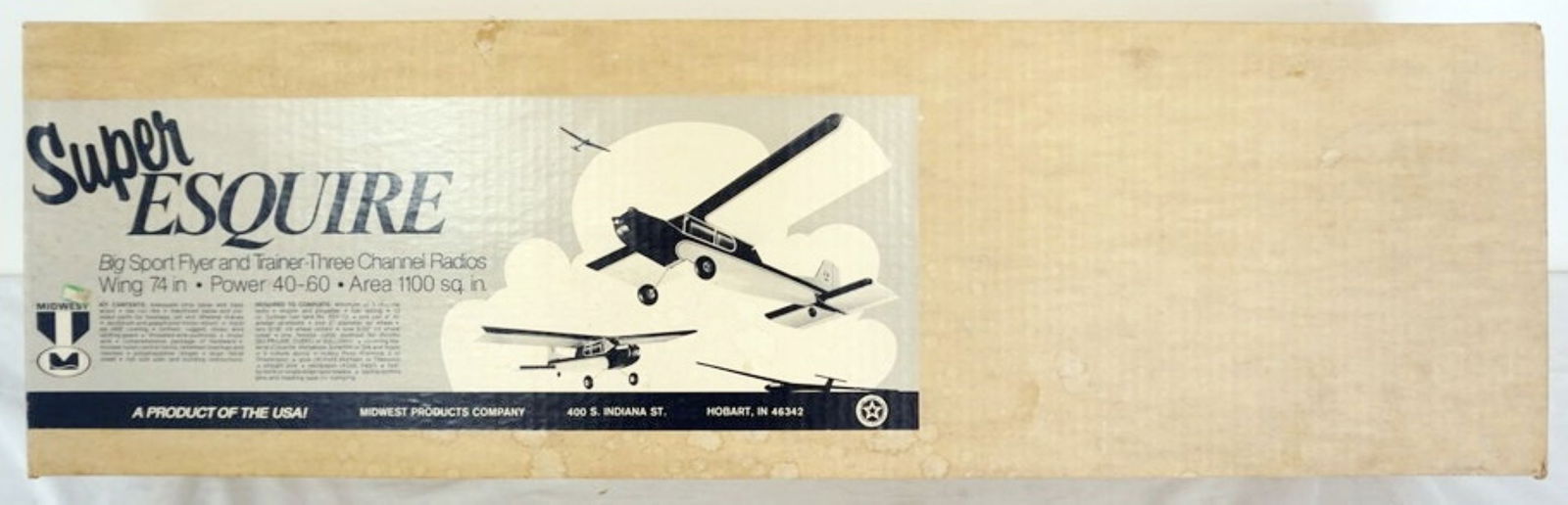 AIRPLANE MODEL KIT SUPER ESQUIRE (1 of 5)