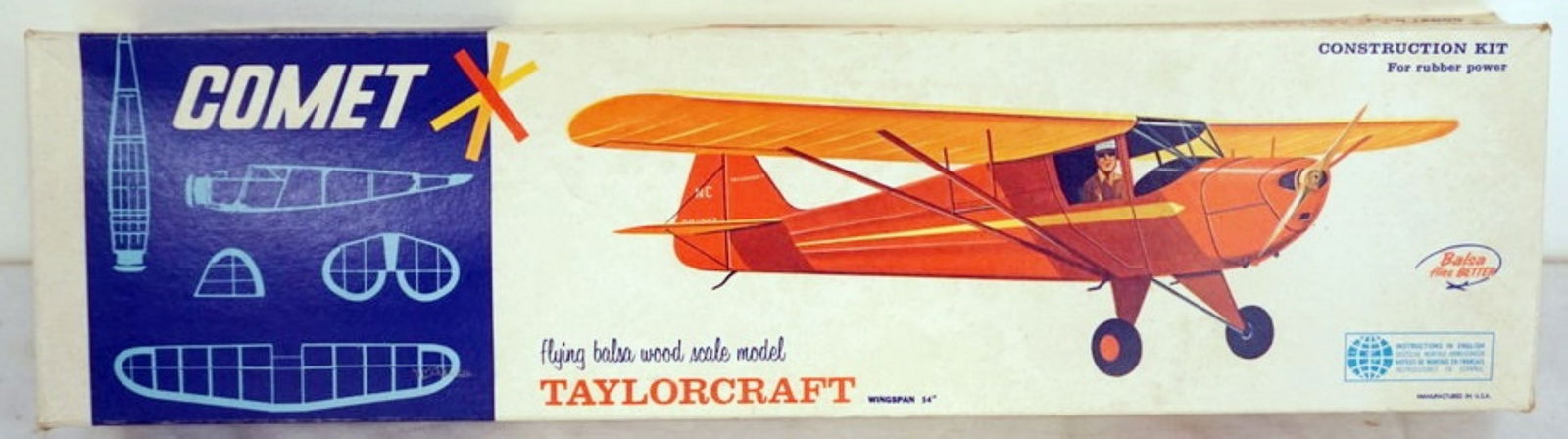 AIRPLANE MODEL KIT COMET (1 of 3)