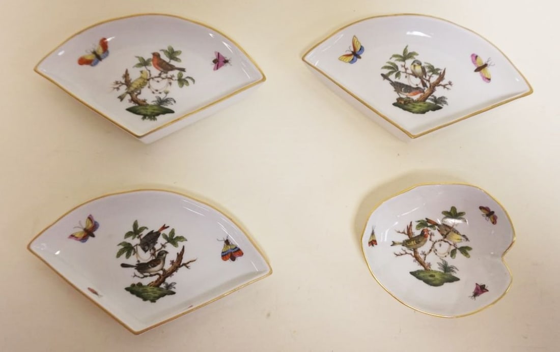 HEREND HAND PAINTED PORCELAIN (1 of 6)