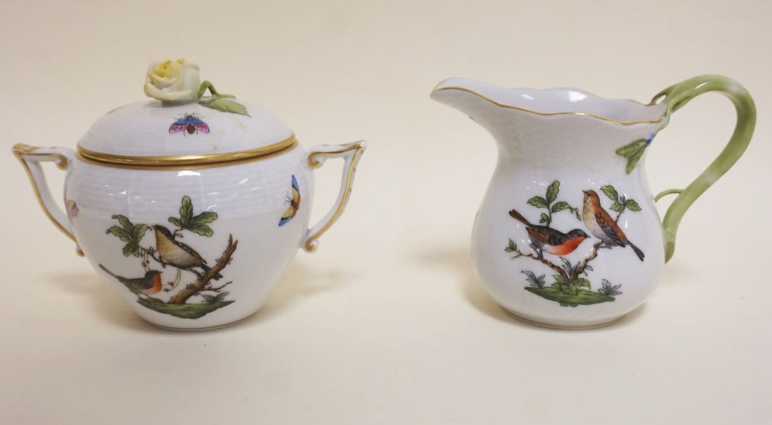 HEREND HAND PAINTED PORCELAIN (1 of 6)