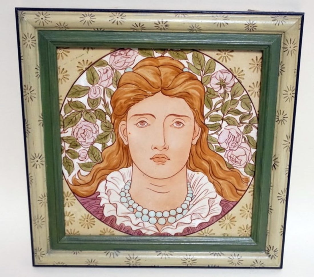 LARGE FRAMED PORTRAIT TILE (1 of 3)