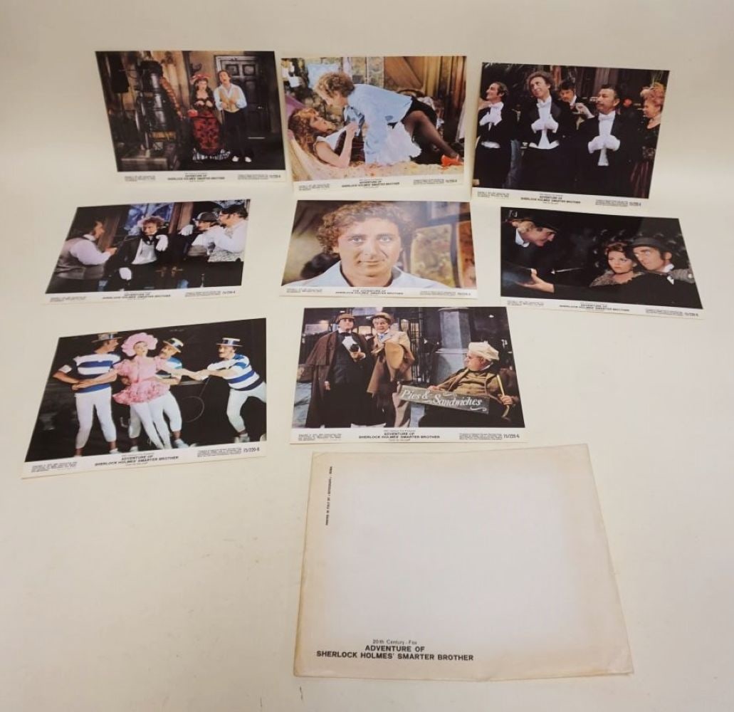 VINTAGE MOVIE STILLS/PHOTOS: VINTAGE MOVIE STILLS/PHOTOS *ADVENTURE OF SHERLOCK HOLMES* SMARTER BROTHER, 1975, LOT OF 8