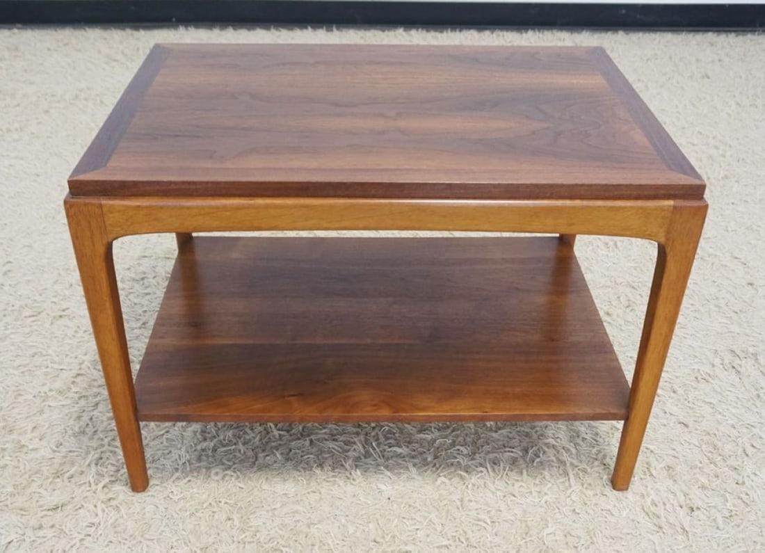 MCM LANE RHYTHM WALNUT END TABLE (1 of 5)