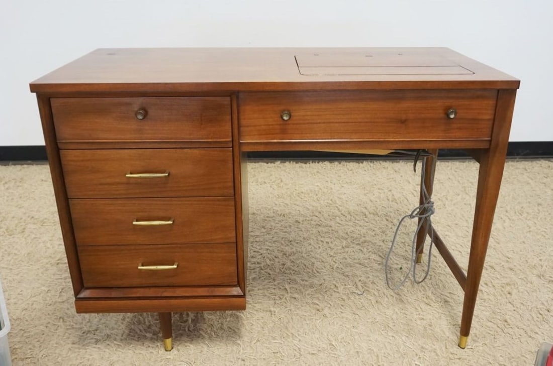 MODERN SINGER SEWING MACHINE IN WALNUT STAND (1 of 15)