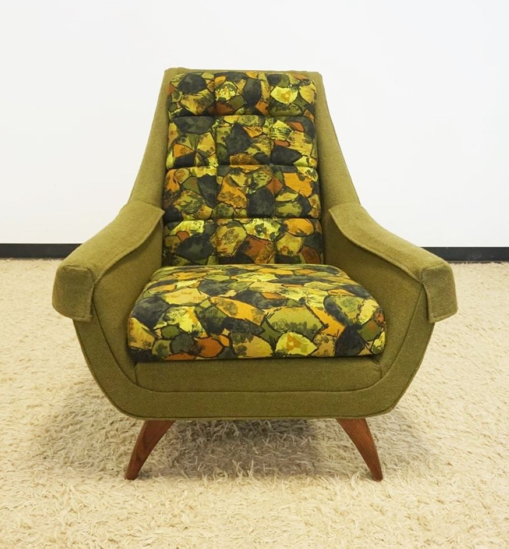 MCM UPHOLSTERED ARM CHAIR PRESTIGE BY BASSETT (1 of 5)