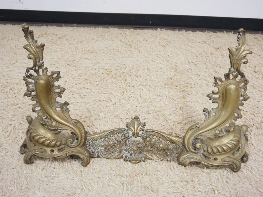 ANTIQUE FIRE PLACE FENDER (1 of 2)