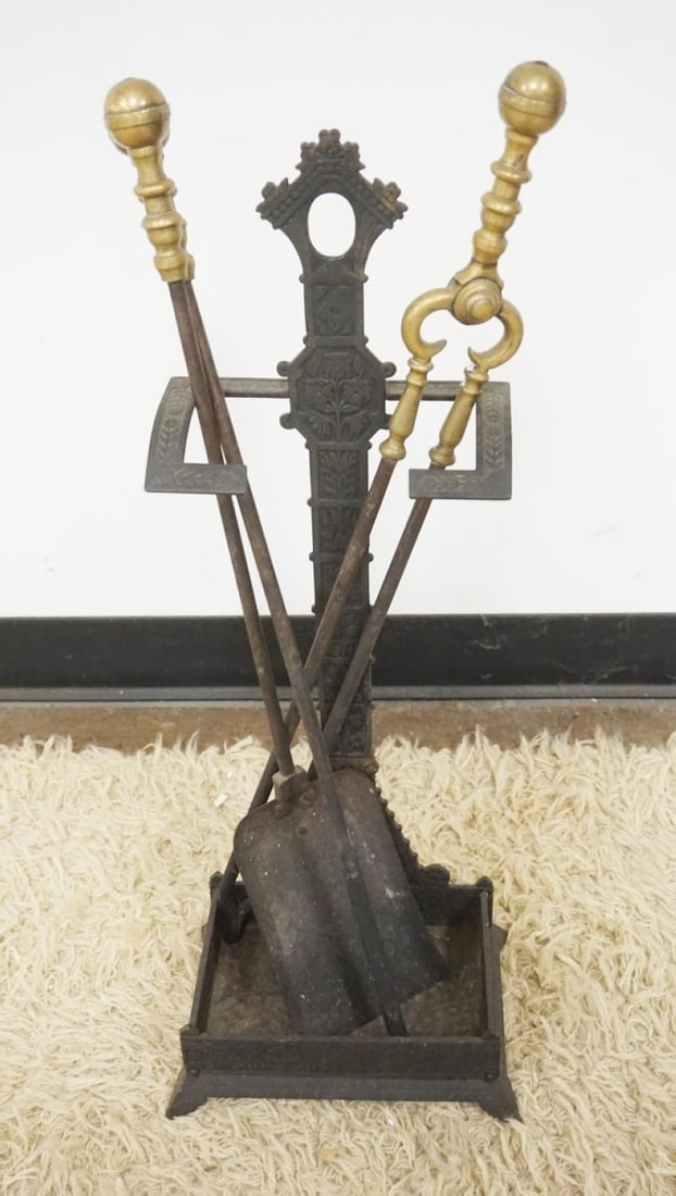 ANTIQUE FIRE PLACE TOOLS (1 of 2)