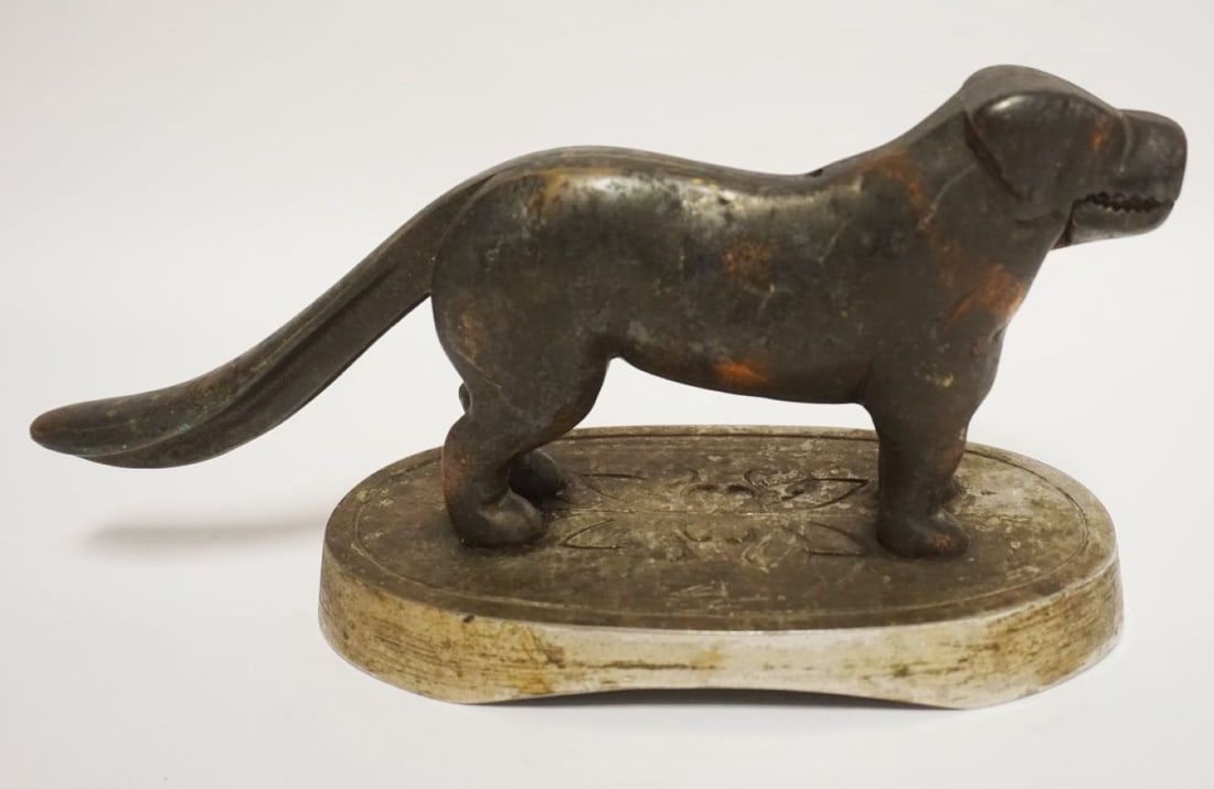 ANTIQUE METAL DOG NUT CRACKER (1 of 5)
