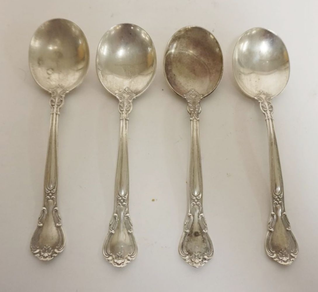 STERLING SPOONS: STERLING SPOONS, 4.6 OZT