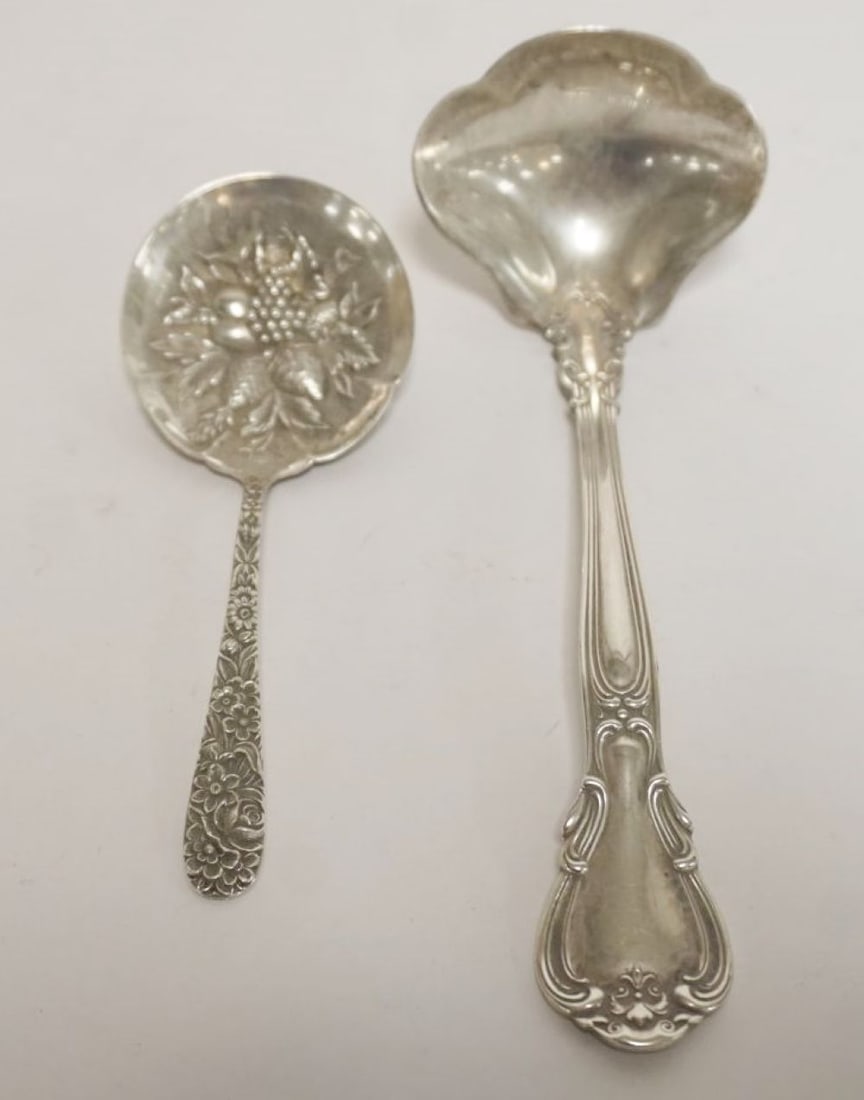 STERLING SPOON & LADLE: STERLING SPOON & LADLE, 3.2 OZT