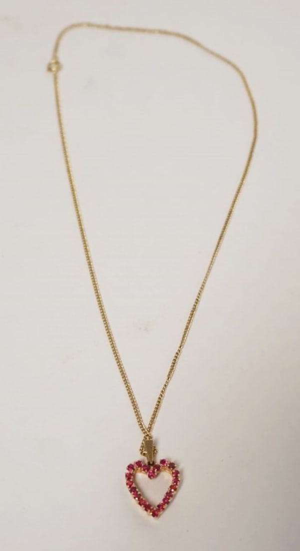 TIFFANY & CO HEART SHAPED NECKLACE (1 of 4)