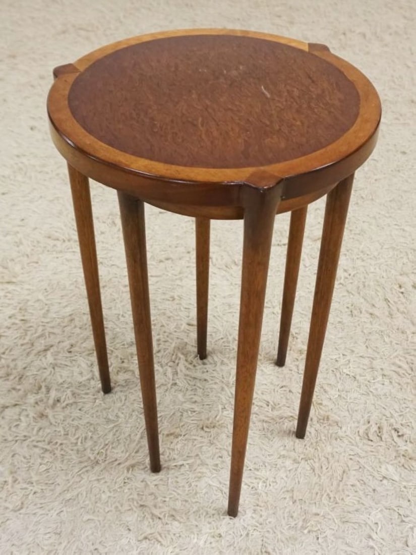 SOUTH CONE HUGO NESTING OCCASSIONAL TABLES: SOUTH CONE HUGO NESTING OCCASSIONAL TABLES, LARGEST APROXIMATELY 16 IN X 25 IN HIGH