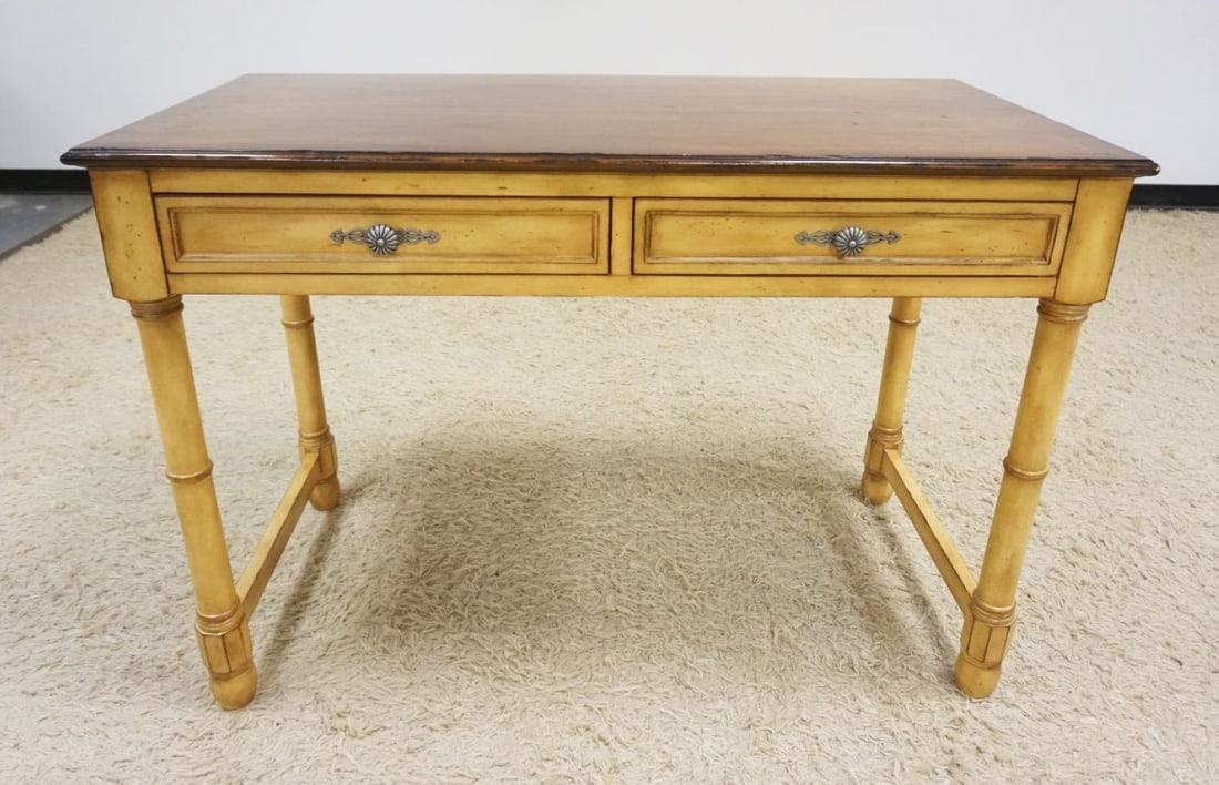 FRENCH HERITAGE 2 DRAWER WRITING DESK (1 of 4)