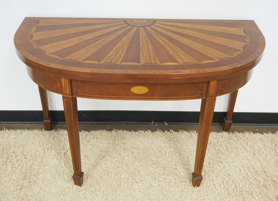 BAKER HISTORIC CHARLESTON GAME TABLE (1 of 9)