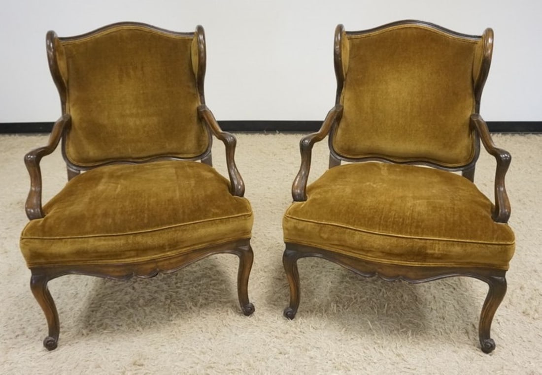 PAIR OF FRENCH PROVINCIAL CHAIRS (1 of 6)