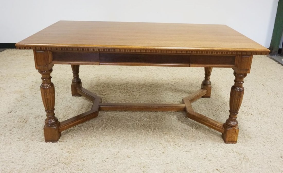 MAHOGANY REFECTORY TABLE (1 of 5)