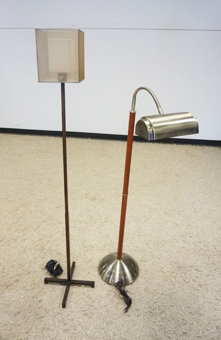 2 CONTEMPORARY MODERN STYLE FLOOR LAMPS (1 of 1)