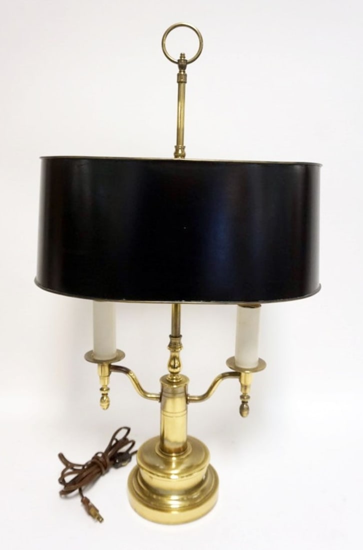 BRASS BOUILLOTE DESK LAMP (1 of 2)