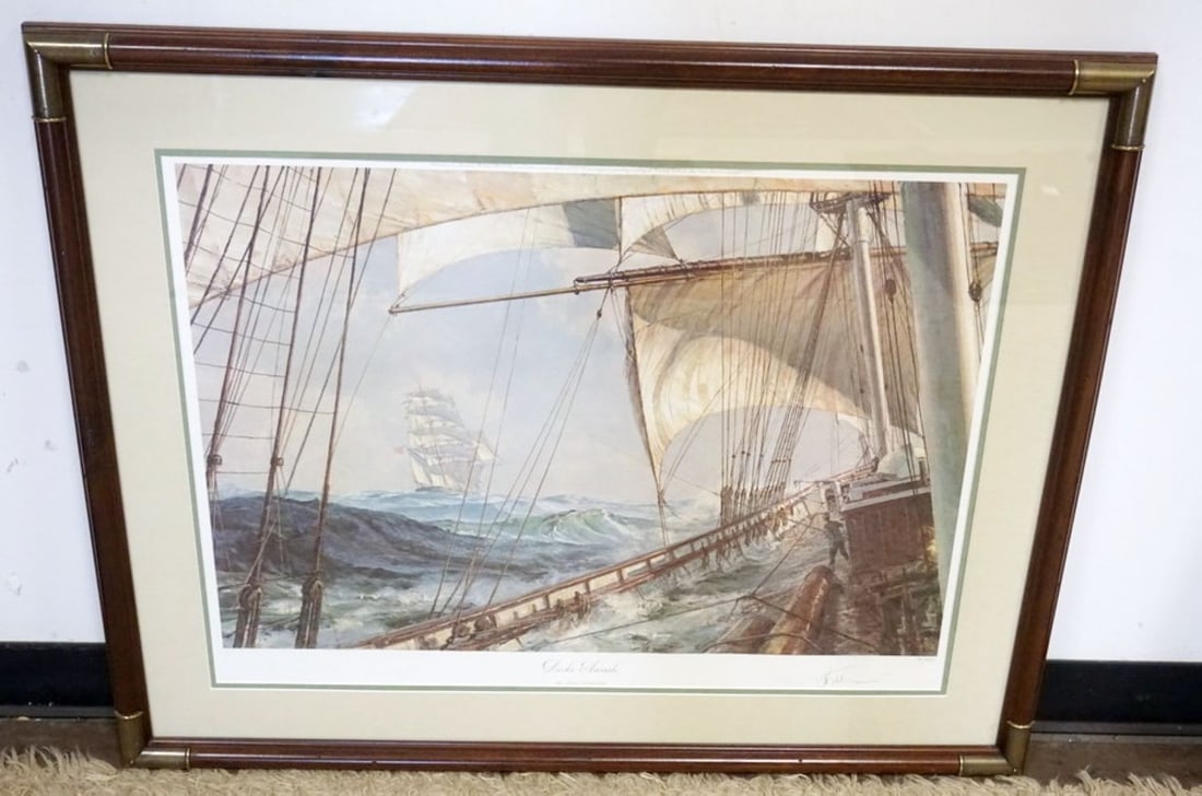 JOHN STOBART FRAMED & MATTED PRINT (1 of 6)