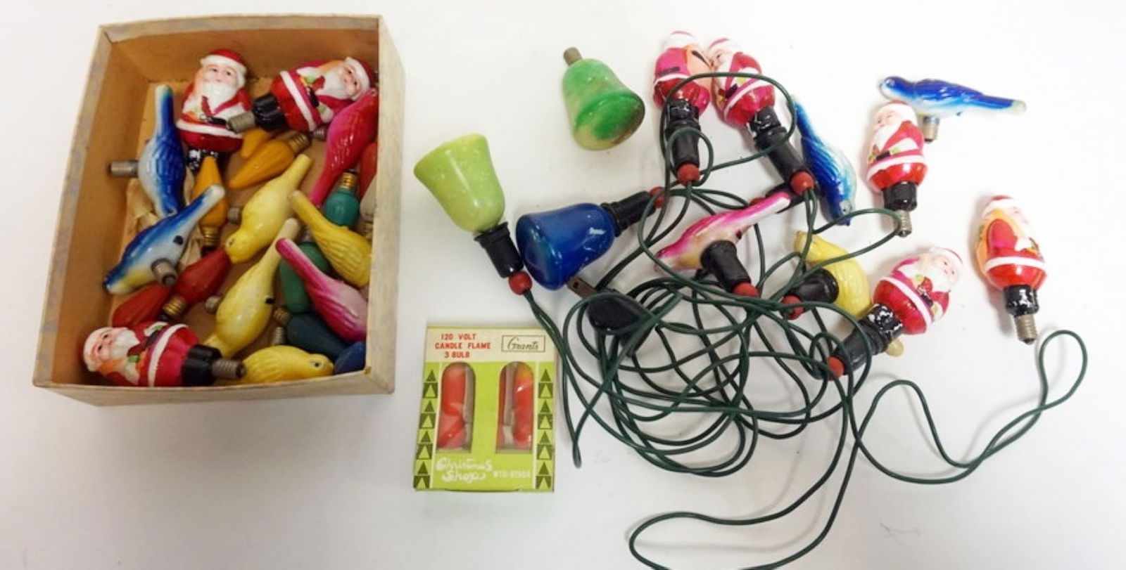 VINTAGE FIGURAL CHRISTMAS BULBS (1 of 3)