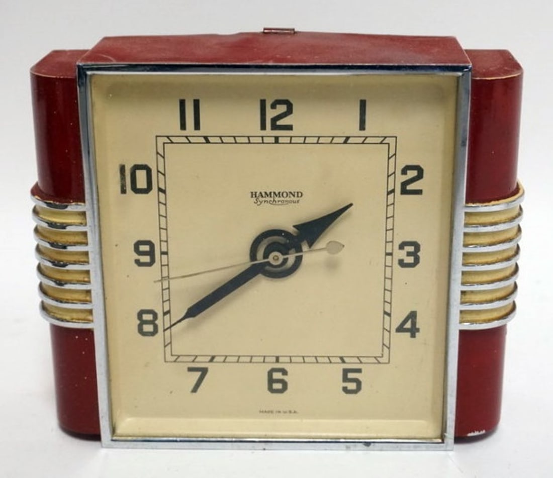 VINTAGE DECO STYLE HAMMOND CLOCK (1 of 4)