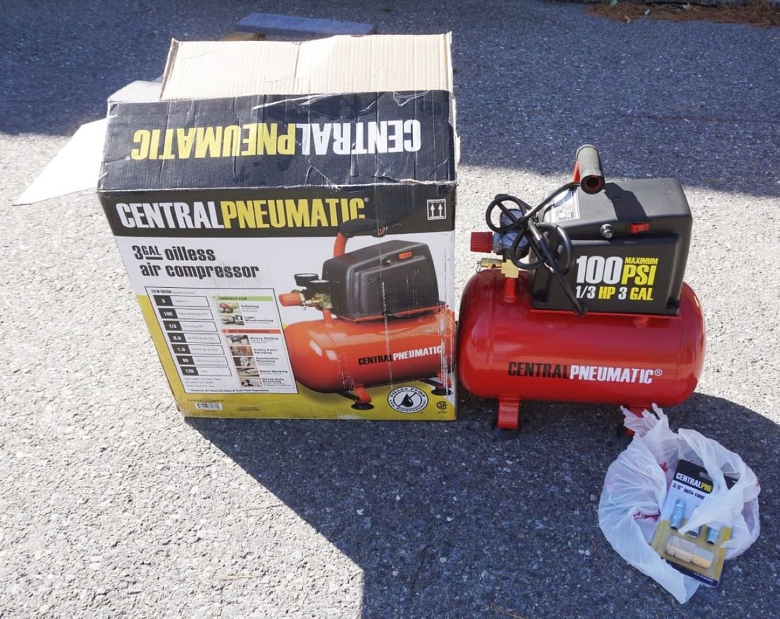 CENTRAL PNEUMATIC AIR COMPRESSOR (1 of 3)