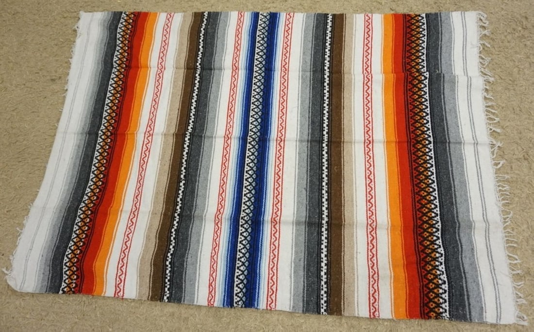 SOUTHWESTERN RUG: SOUTHWESTERN RUG, APPROXIMATELY 56 IN X 80 IN