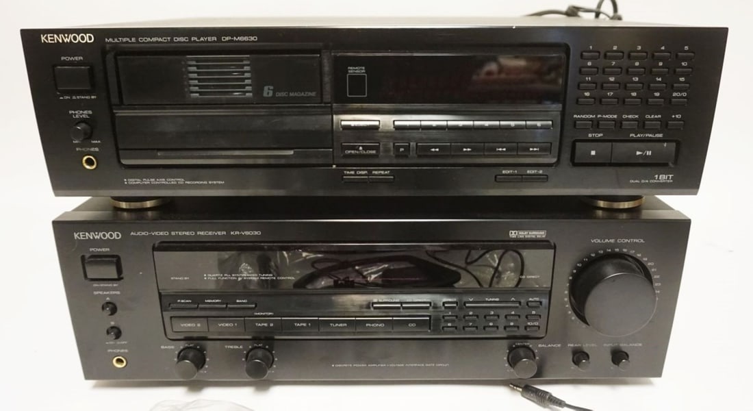 KENWOOD DR-VV60 30 AV RECEIVER & CD PLAYER: KENWOOD DR-VV60 30 AV RECEIVER & KENWOOD DP M6620 CD PLAYER