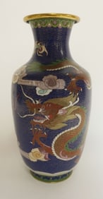 CLOISONNE ENAMELED VASE