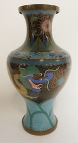 CLOISONNE ENAMELED VASE