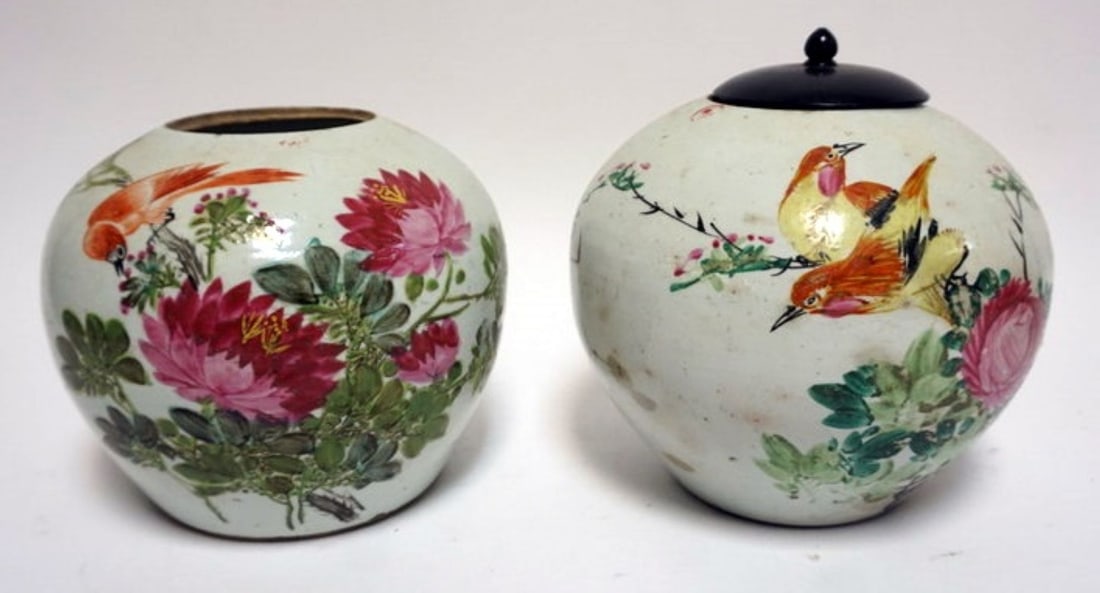 CHINESE PORCELAIN GINGER JARS (1 of 9)