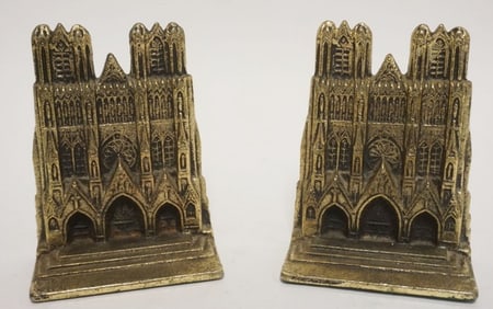 CAST METAL BOOKENDS