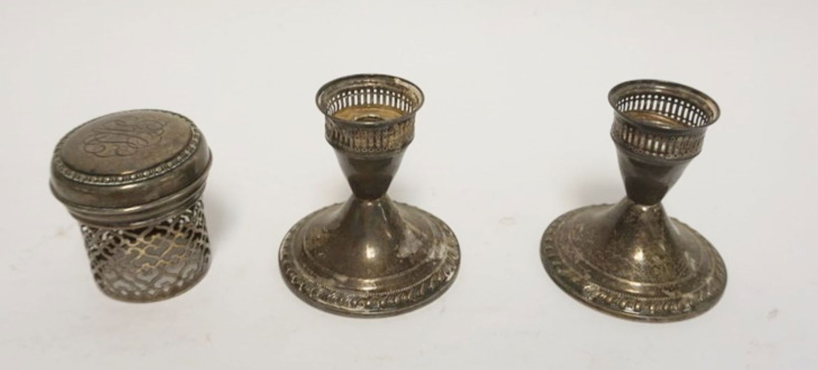 STERLING SILVER DECANTOR LID, ETC (1 of 4)