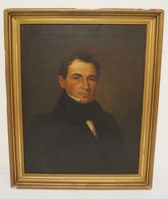 ANTIQUE ANCESTOR PORTRAIT PAINTING