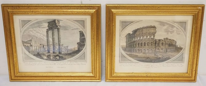 PAIR OF FRAMED ENGRAVINGS