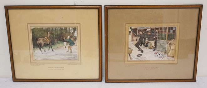 2 FRAMED PRINTS DICKENS