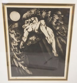 FRAMED SIGNED PRINT PAUL RUSSEL