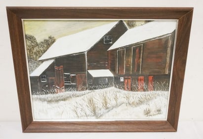 OIL PAINTING ON BOARD