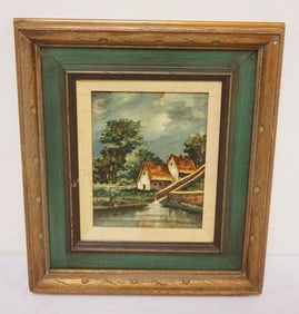 OIL PAINTING ON BOARD