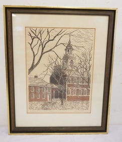 INDEPENDENCE HALL SIGNED & NUMBERED