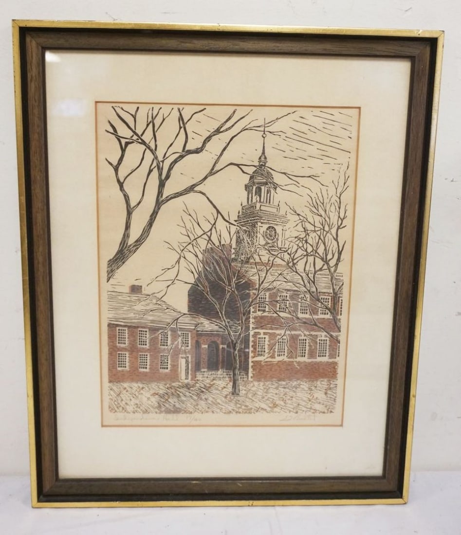 INDEPENDENCE HALL SIGNED & NUMBERED (1 of 4)