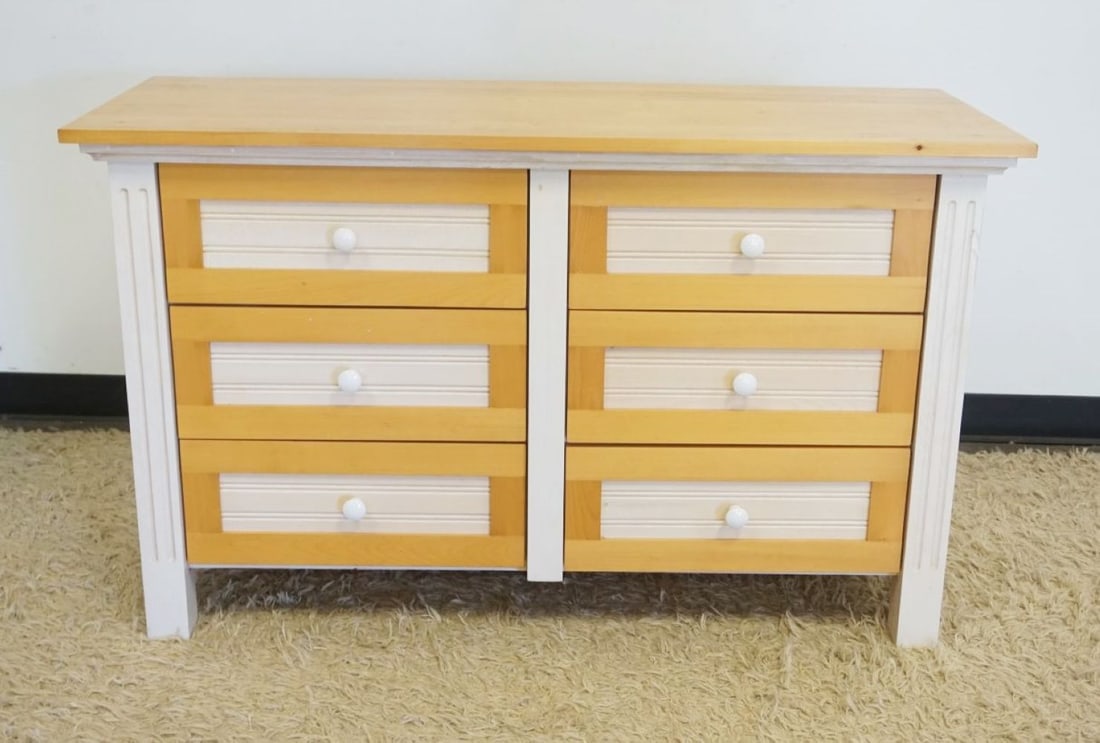 PINE 6 DRAWER CHEST (1 of 3)