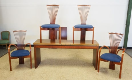 DANISH MAHOGANY TABLE W/4 CHAIRS