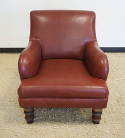 ROCHE BOBOIS LEATHER ARMCHAIR