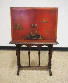 ASIAN 2 DOOR LACQUERED CABINET
