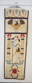 EGYPTIAN HANGING HAND SEWN TAPESTRY