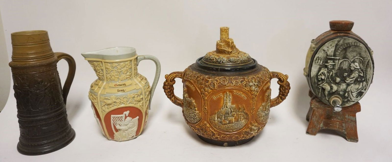 GROUP OF ASSORTED VINTAGE GERMAN STONEWARE (1 of 6)