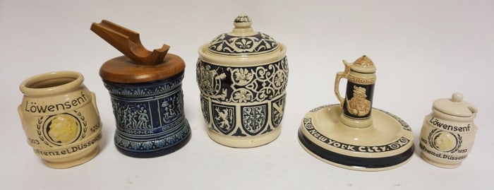 GROUP OF ASSORTED VINTAGE GERMAN STONEWARE