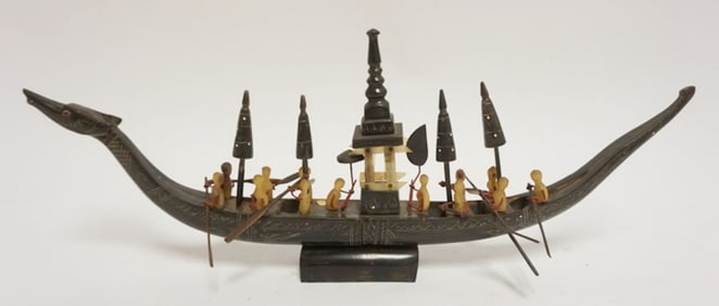 MINIATURE MODEL ASIAN BOAT