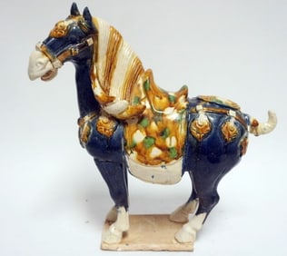 CHINESE POTTERY HORSE